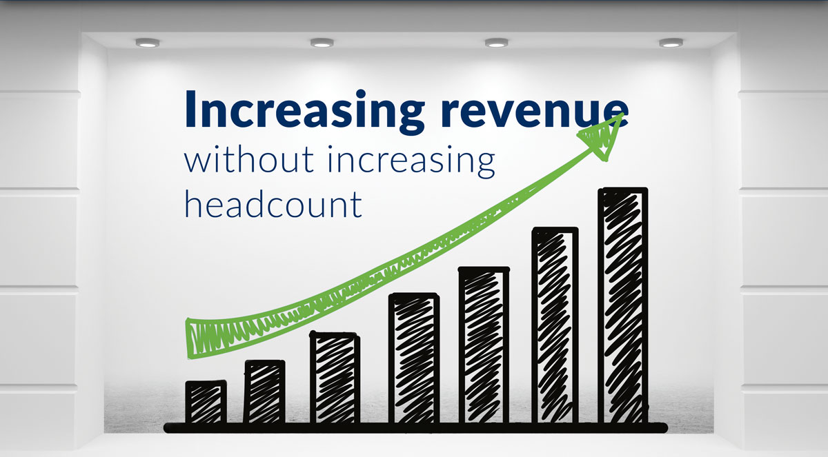 Increasing revenue without increasing headcount